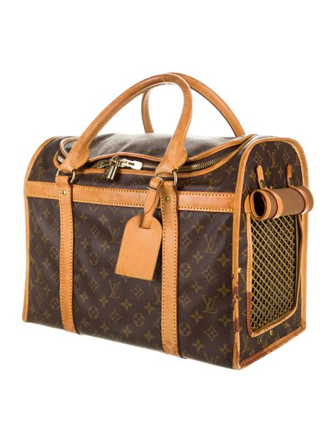 designer dog carriers louis vuitton|vintage louis vuitton pet carrier.